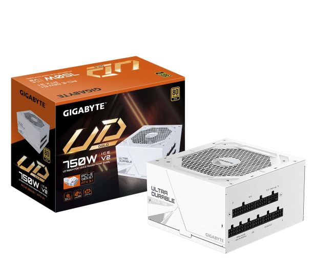 GIGABYTE UD750GM PG5 ICE 750W 80 Plus Gold ATX 3.1 GP-UD750GM PG5 ICE - 1362960 - zdjęcie